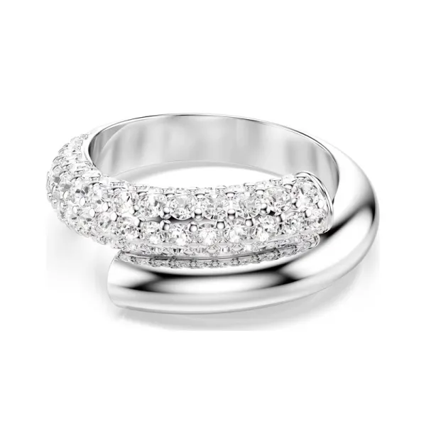 Swarovski Δαχτυλίδι Dextera Λευκό, Επιμετάλλωση ροδίου 5695934