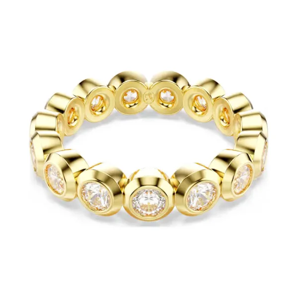 Swarovski Δαχτυλίδι Imber Στρογγυλή κοπή, Λευκό, Επιμετάλλωση σε χρυσαφί τόνο 5714312