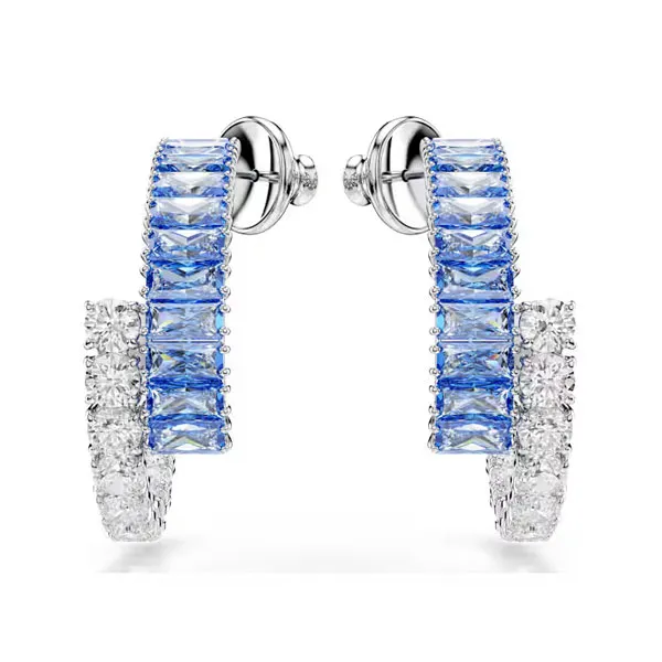 Swarovski Matrix Σκουλαρίκια Μπλε και Λευκό 5722459