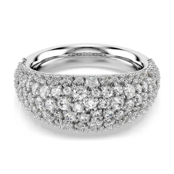 Swarovski Δαχτυλίδι Sublima Λευκό, Επιμετάλλωση ροδίου 5737596