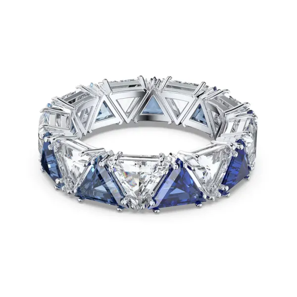 Swarovski Δαχτυλίδι κοκτέιλ Matrix, Μπλε, μέγεθος 52, 5608527