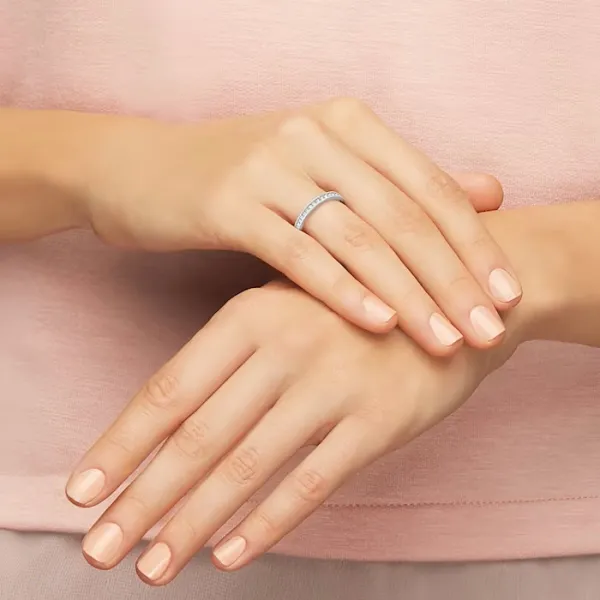 Δαχτυλίδι Swarovski Σπάνιο Λευκό, ρόδιο