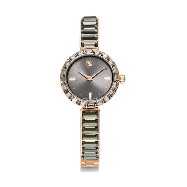 Swarovski Ρολόι Matrix Κρυστάλλινο μπρασελέ, Γκρι, Φινίρισμα σε σαμπανί τόνο 5679887
