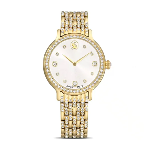 Swarovski Ρολόι Imber, Μεταλλικό μπρασελέ, Φινίρισμα σε χρυσό τόνο 5718169