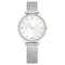 Swarovski Ρολόι Clarica Swiss Made, Μεταλλικό μπρασελέ, Ασημί τόνος, Ανοξείδωτο ατσάλι 5740971